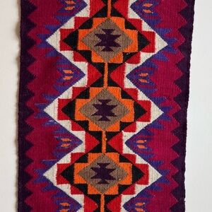 Colorful Geometric Patterned Scarf